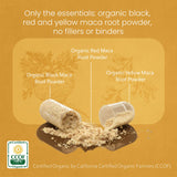 Maca péruvienne gélatinisée NaturaLife Labs, 150 capsules faciles à prendre.