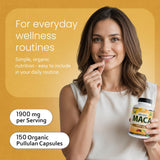 Maca biologique NaturaLife Labs sans OGM et sans gluten pour végan.
