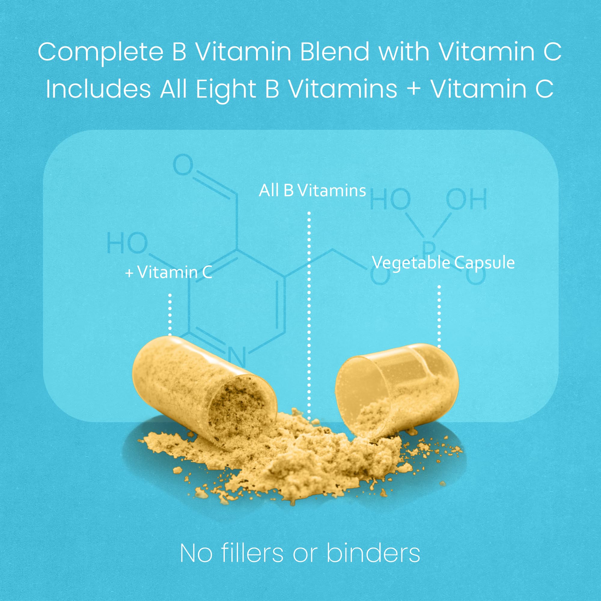 NaturaLife Labs Vitamine B-Complex – emballage sans allergènes et durable.