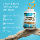 NaturaLife Labs Vitamine B-Complex – urine jaune normale, caractéristique hydrosoluble.