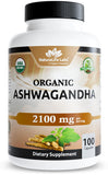 NaturaLife Labs Ashwagandha – bouteille prête à l'emploi, posologie et informations visibles