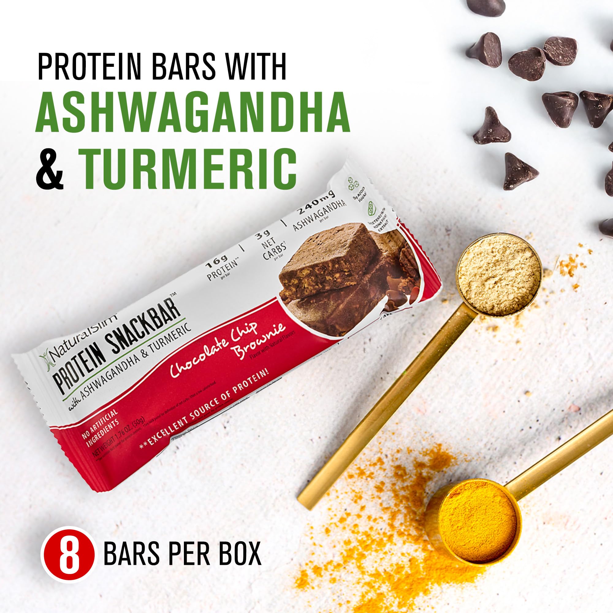 Naturalslim barre-protéine chocolat-chip-cookie-dough: saveur gourmande et texture agréable.