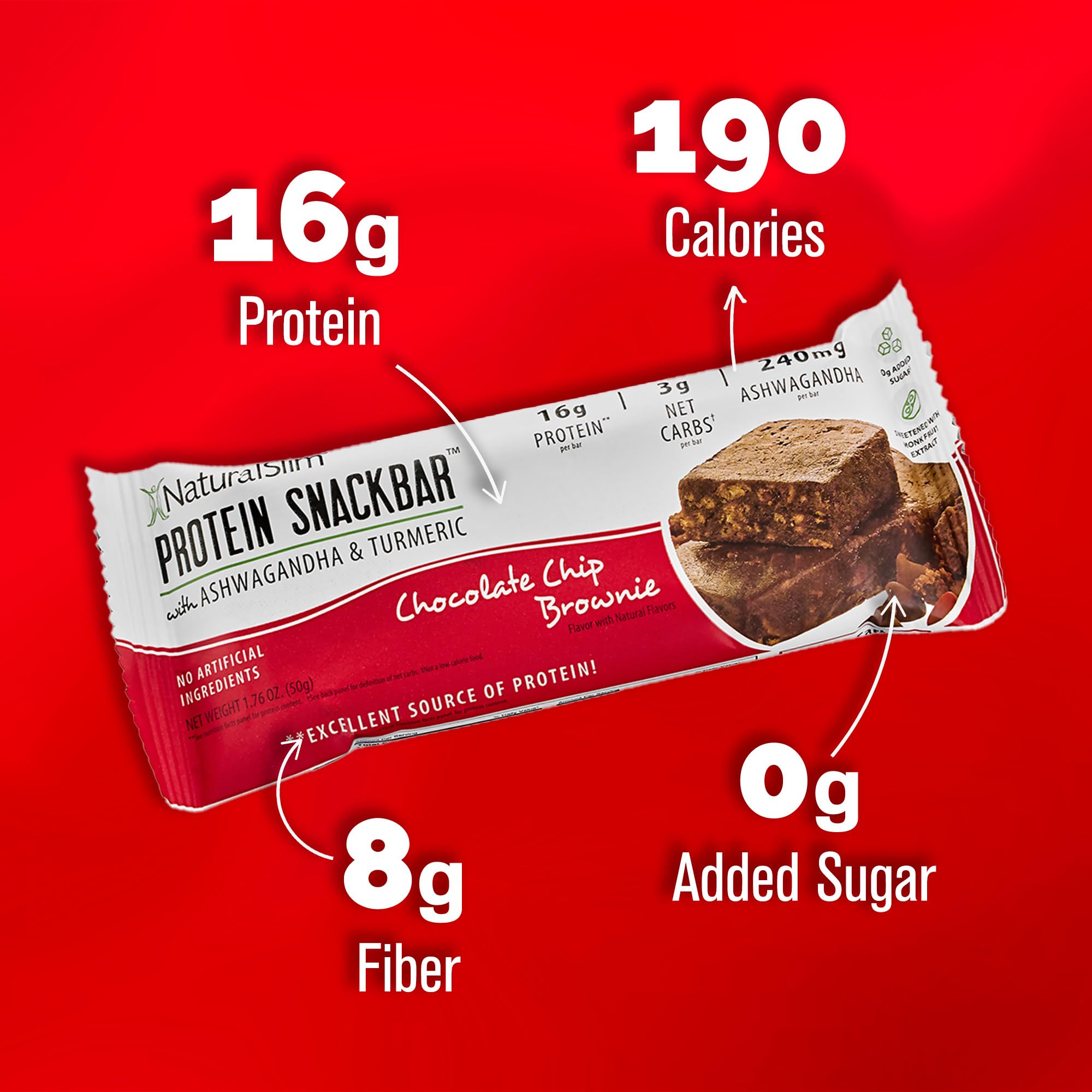 Naturalslim barre-protéine peanut-butter-chocolate-chip: accord beurre de cacahuète et chocolat.