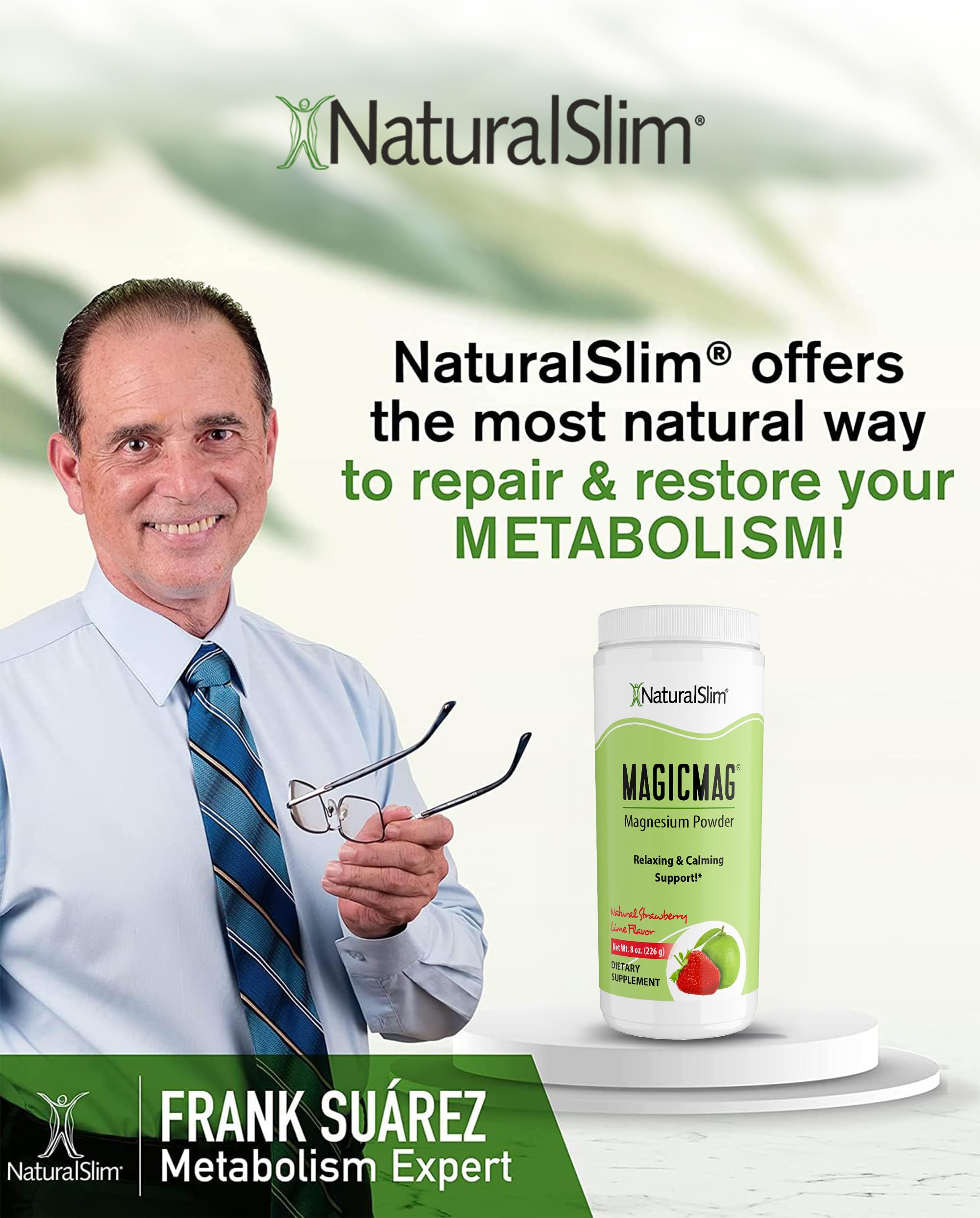 Naturalslim MagicMag: boisson relaxante prête pour une pause bien-être.