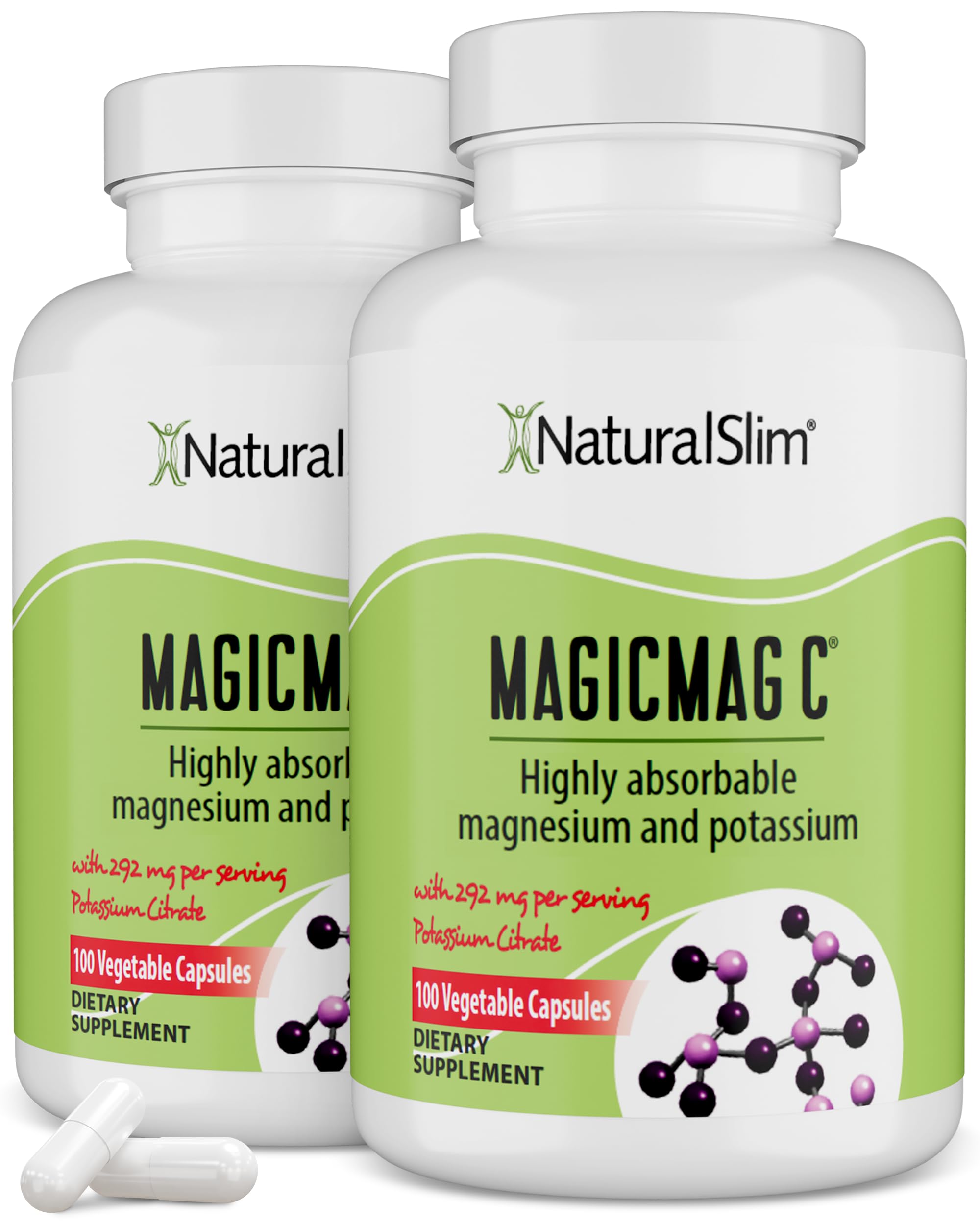 NaturalSlim MagicMag C – bouteille affichée, favorise le relâchement musculaire et le calme.