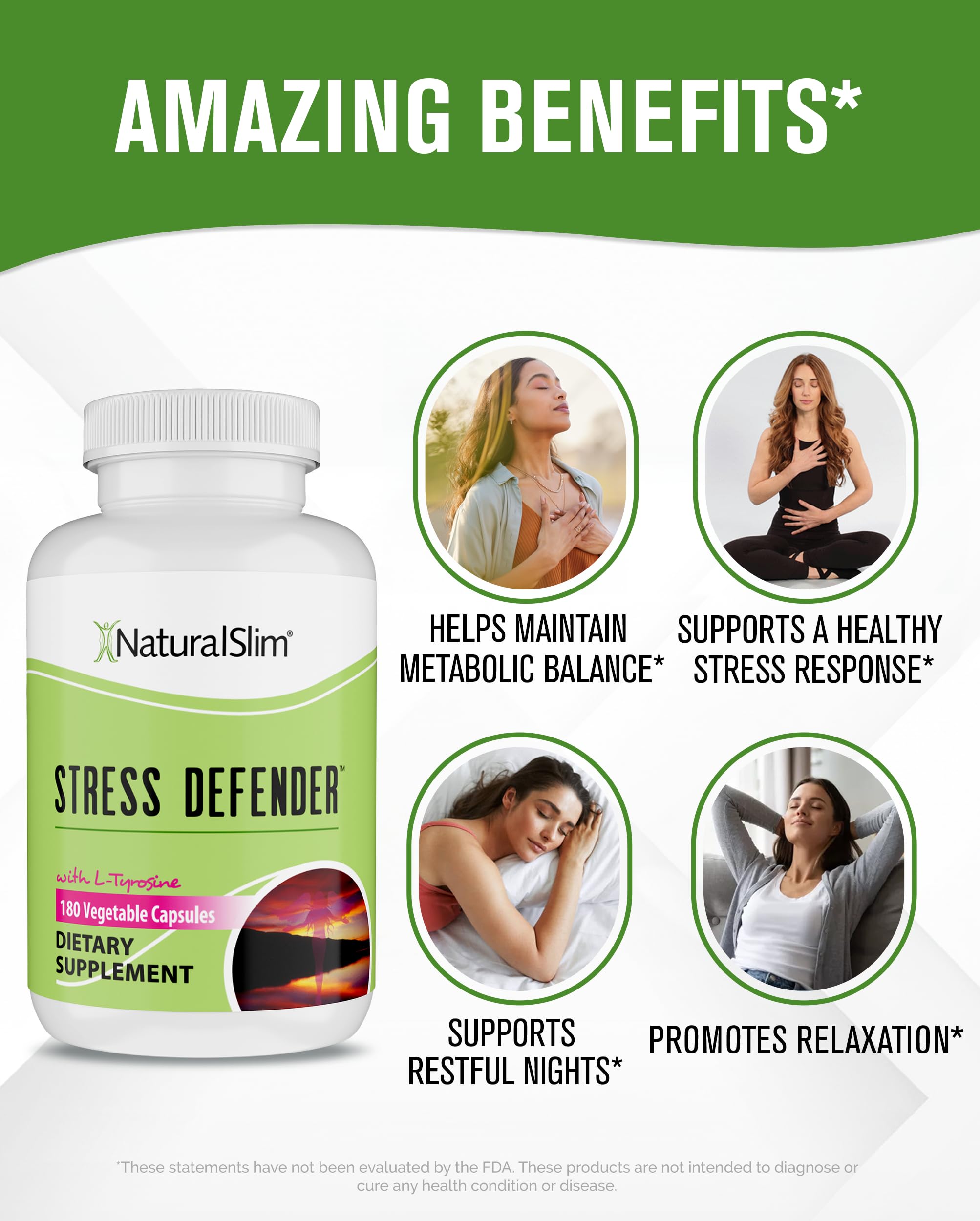 Boîte NaturalSlim Stress Defender en emballage premium.