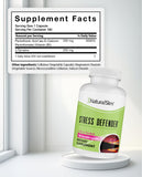 NaturalSlim Stress Defender — capsules en main, soutien possible à l’équilibre émotionnel.