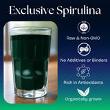 NaturalZing Spiruline - boisson verte, source naturelle de protéines et d'antioxydants.