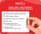 NaturaNectar Propolis Rouge – capsules végétales faciles à prendre au quotidien.