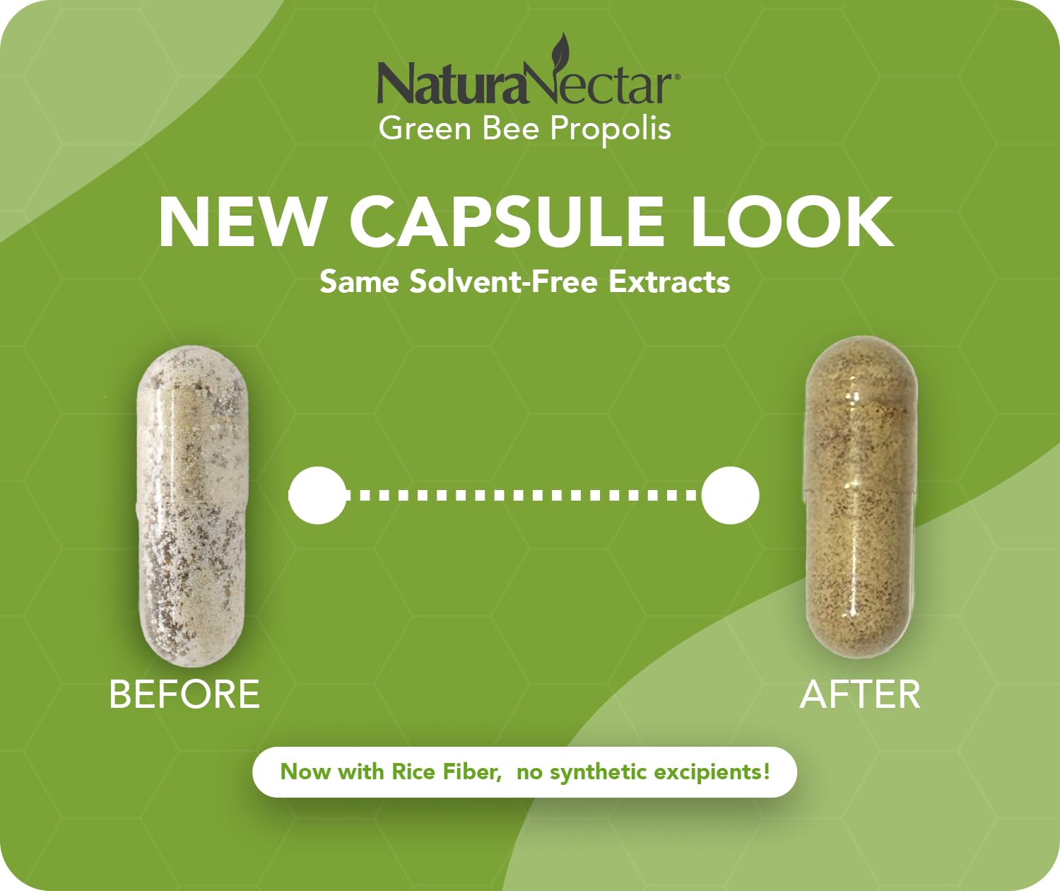 NaturaNectar Propolis verte capsules — bouteille visible, usage pratique et régulier recommandé.