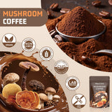 Nature Echo Café champignons 11 en 1, emballage refermable sur plan de travail