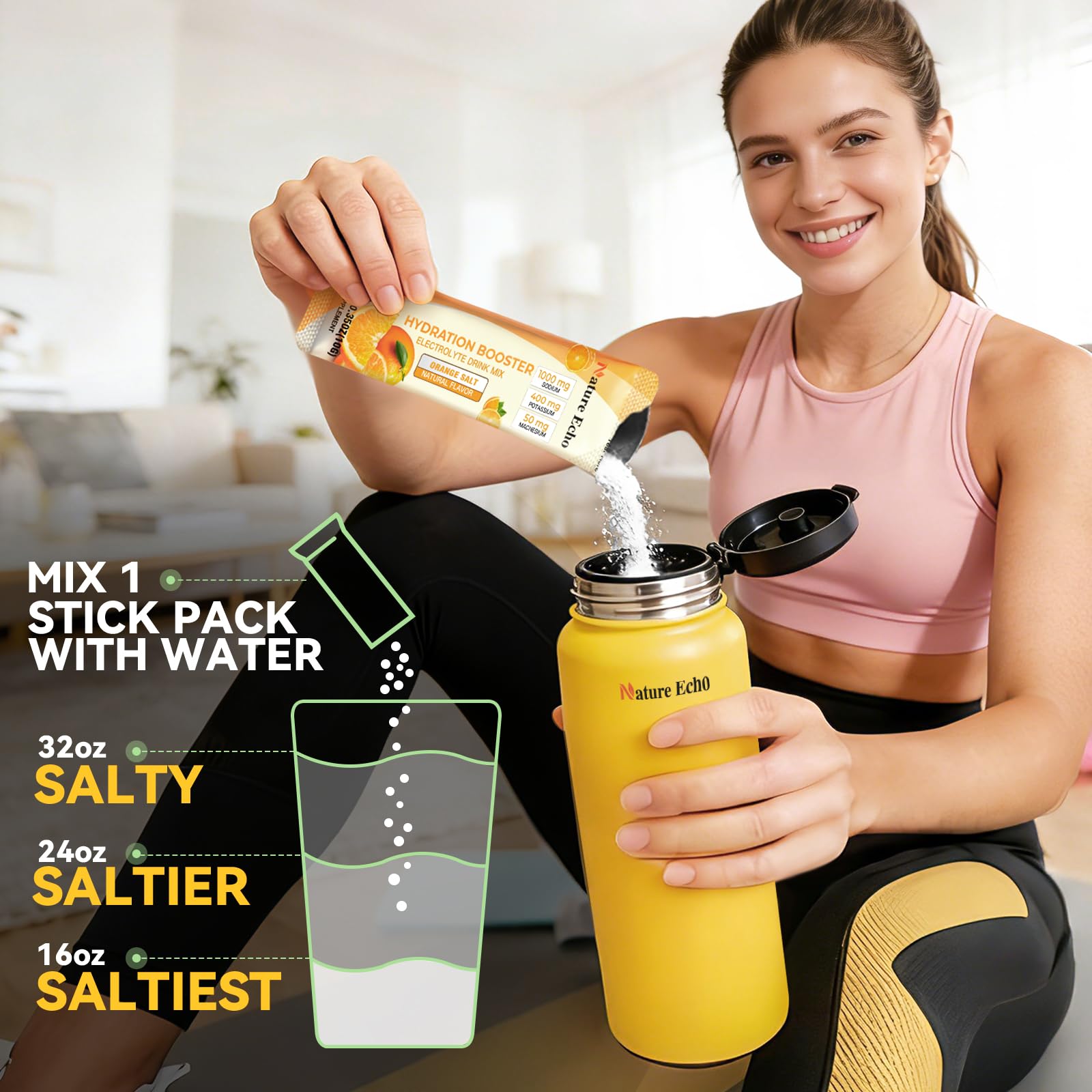 Hydratation rapide Nature Echo sans sucre idéal pour sessions longues