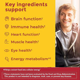 Calcium et magnesium dans la formule Nature Made pour le soutien des os et des muscles.