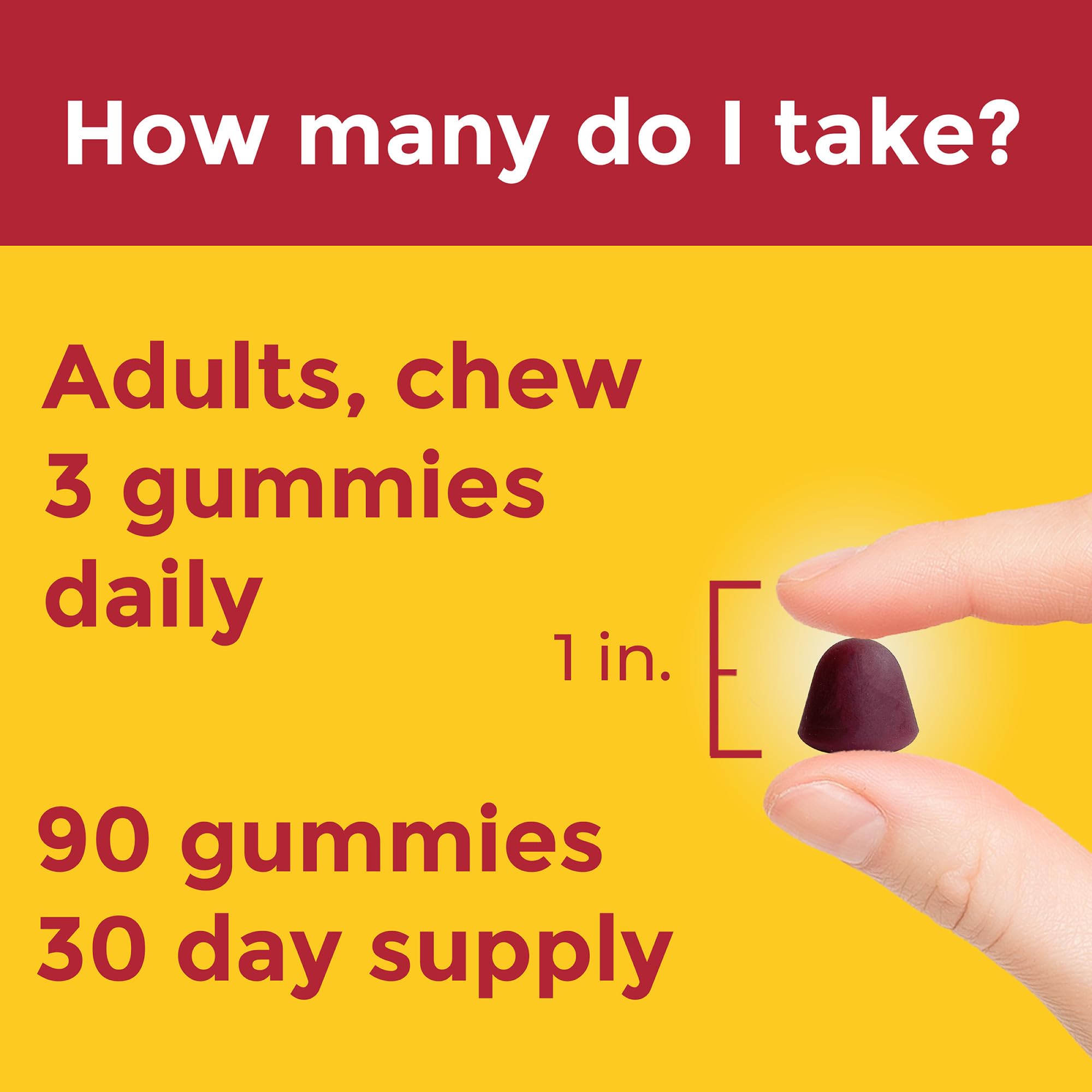 Nature Made Advanced Multivitamin Gummies – étiquette lisible sur la bouteille pour adultes.