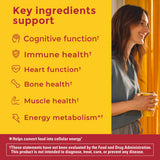 Nature Made Advanced Multivitamin Gummies – gommes fruits rouges, apport calcique et magnésium.