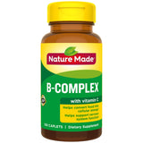 Nature Made B-Complex et vitamine C – bouteille, potentiel soutien énergie et immunité.