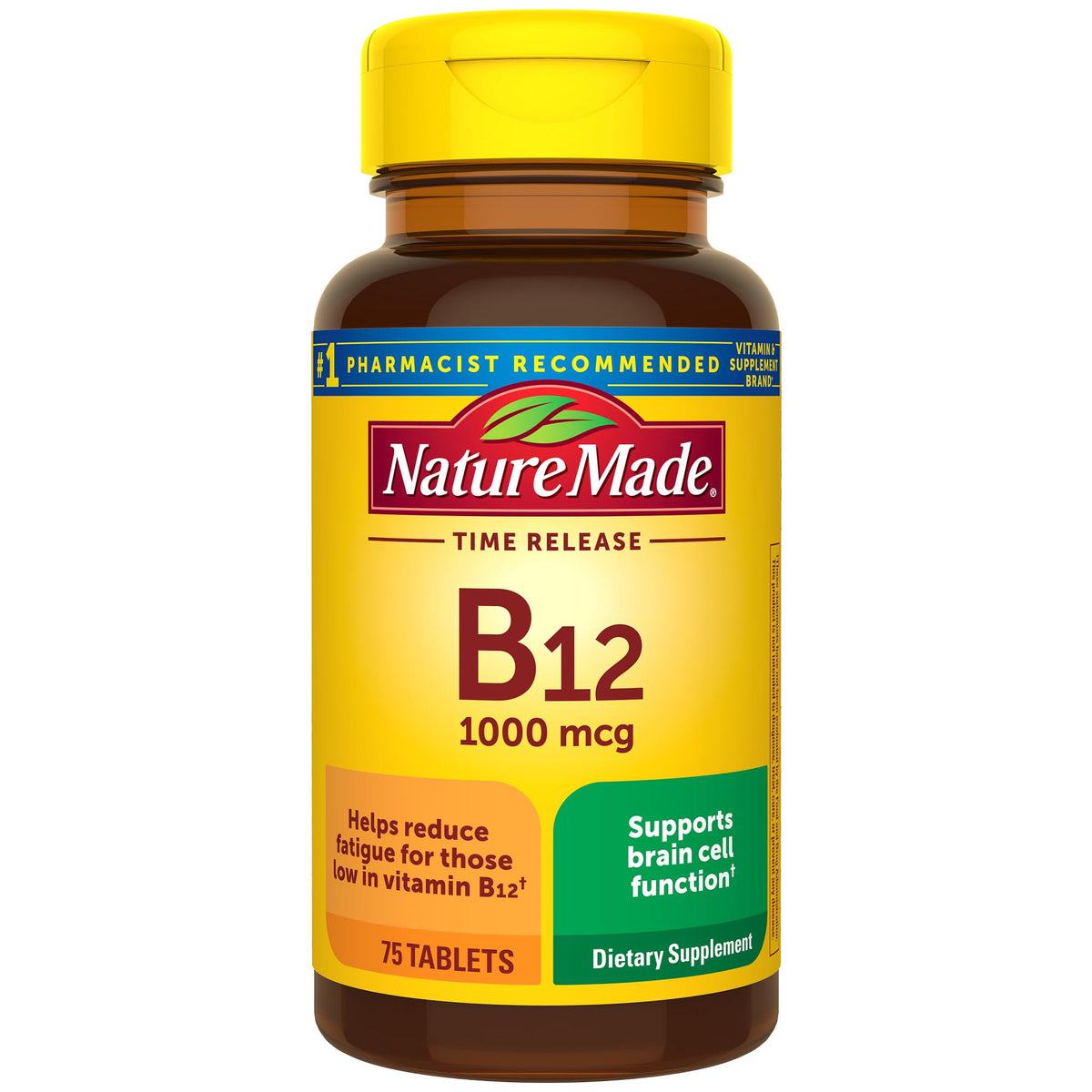Nature Made B12 1000 mcg tablettes quotidiennes pour énergie durable