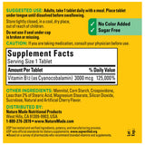 Usage quotidien Nature Made B12 3000 mcg pour énergie soutenue