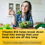Comprimés Nature Made B12 500 mcg, faciles à prendre pour le métabolisme énergétique