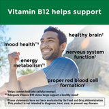 Nature Made B12 500 mcg sans gluten, prêt à intégrer votre routine