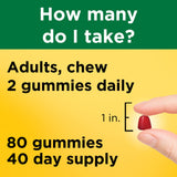 Nature Made B12 Gummies emballage-1000mcg — par portion
