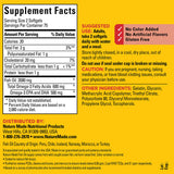 Nature Made Burp Less Poisson Omega-3 1000 mg, gelules faciles à avaler au quotidien.