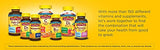 Paquet de six flacons Nature Made, idéal pour une supplémentation durable.