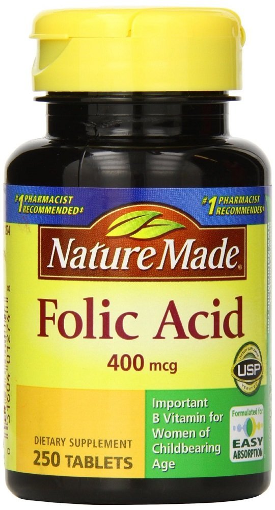 Nature Made comprimé acide folique 400 mcg, pratique pour le quotidien.
