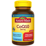 Nature Made CoQ10 100 mg — bouteille avec gélules molles pour un apport quotidien