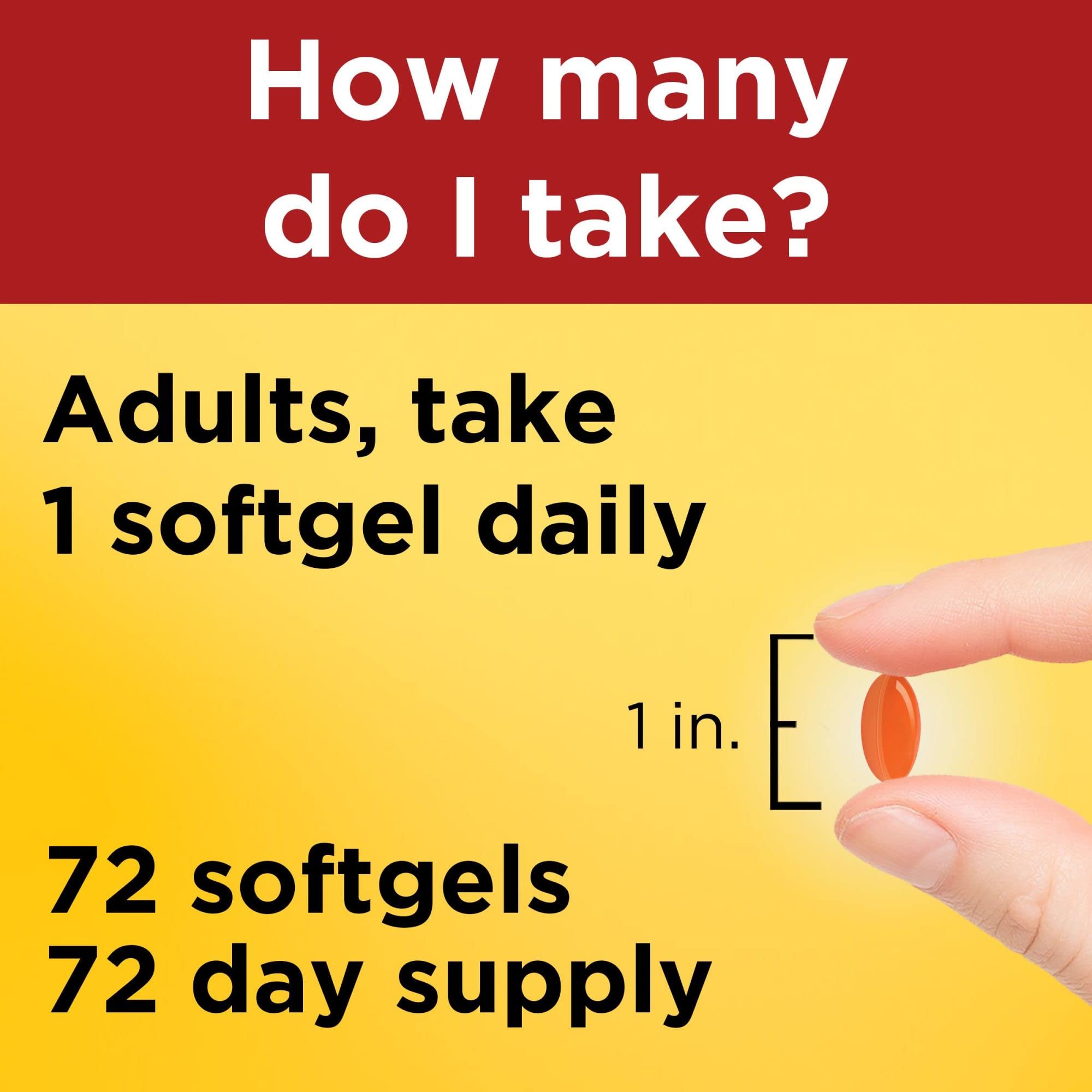 Nature Made CoQ10 100 mg — représentation santé cardiaque et énergie cellulaire