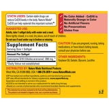 Nature Made CoQ10 200 mg, étiquette USP et emballage informatif.