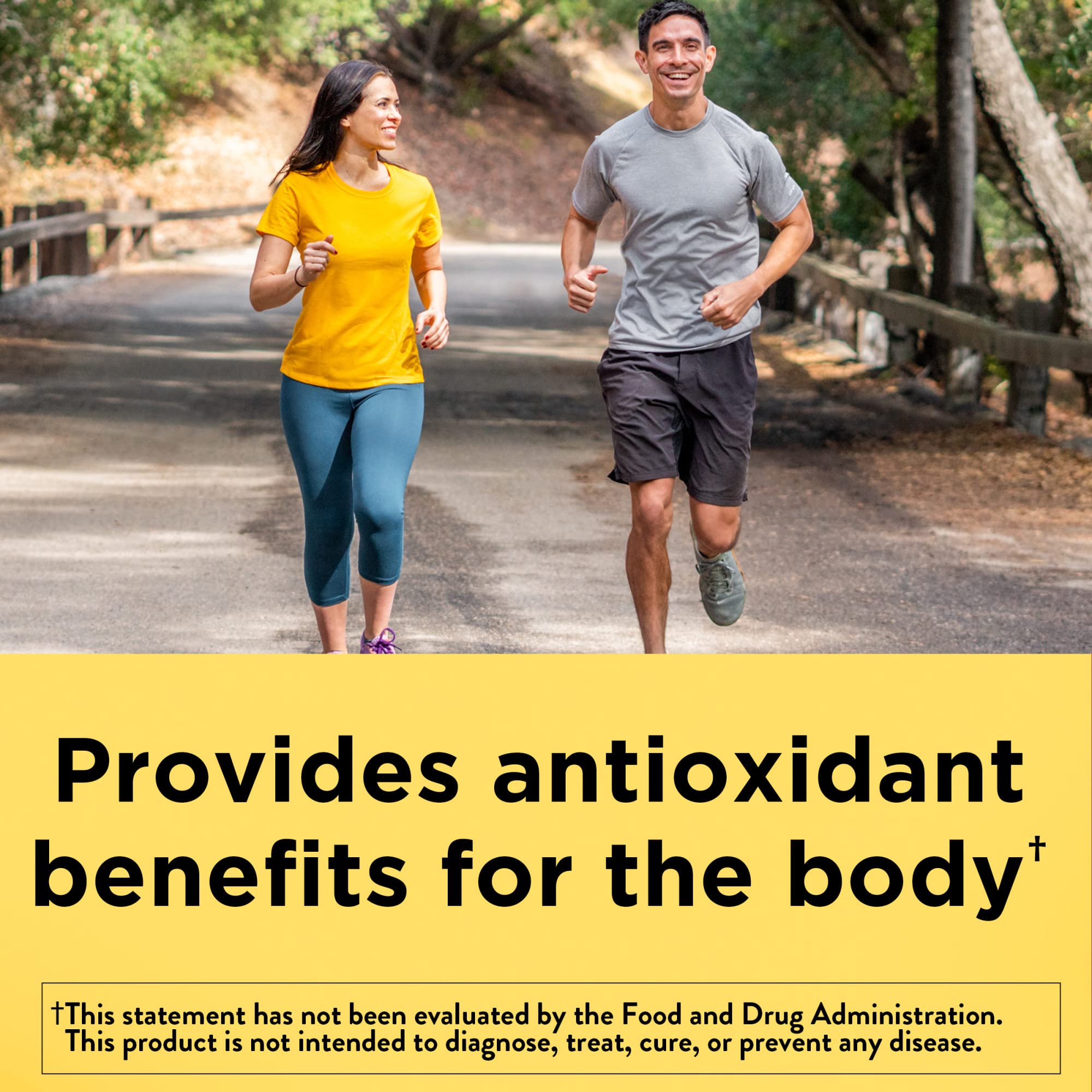 Nature Made Curcumine de curcuma 500 mg — étiquette USP vérifiée pour la qualité.