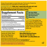 Nature Made Curcumine de curcuma 500 mg — sans colorants artificiels.