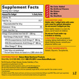 Nature Made EPA-DHA 360-300 mg: soutien possible a la sante cardiovasculaire et visuelle.