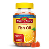 Nature Made Gommes Oméga-3 orange: soutien potentiel au cœur grâce aux EPA et DHA.