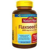 Nature Made huile de graines de lin 1000 mg – soutien potentiel au cœur pour mode de vie actif
