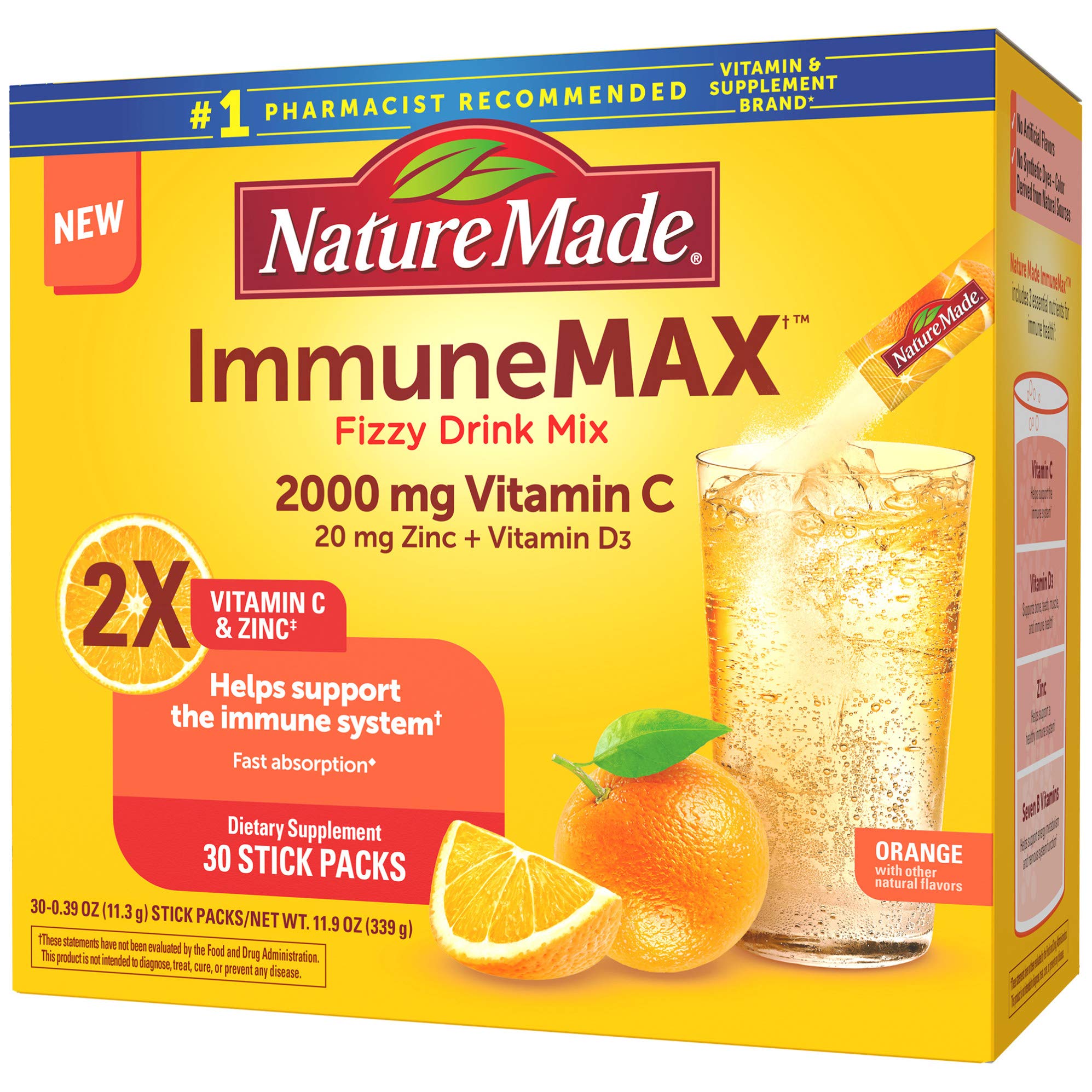 Nature Made ImmuneMAX utilisation quotidienne : simple et pratique à intégrer à votre hydratation.