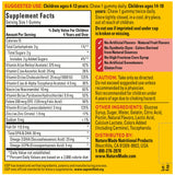 Étiquette USP Nature Made Kids First Omega-3, fiabilité et traçabilité rassurantes.
