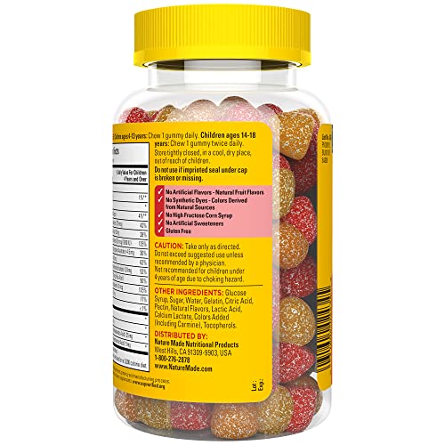 Gommes Nature Made Kids First Omega-3, collations saines pour enfants.
