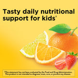 Gomme fraise Nature Made Kids First Omega-3, routine nutritionnelle agréable pour enfants.