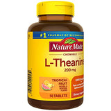Fabrication aux États-Unís de Nature Made L-théanine 200 mg, qualité garantie