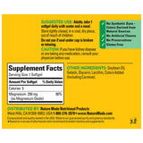 Nature Made Magnésium 250 mg — produit sans gluten.