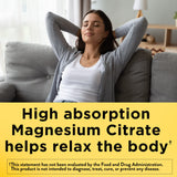 Nature Made Magnésium Citrate, gélules pour soutien nerveux et bien-être quotidien.