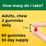 Nature Made Magnesium Citrate sans gluten et sans arômes artificiels.