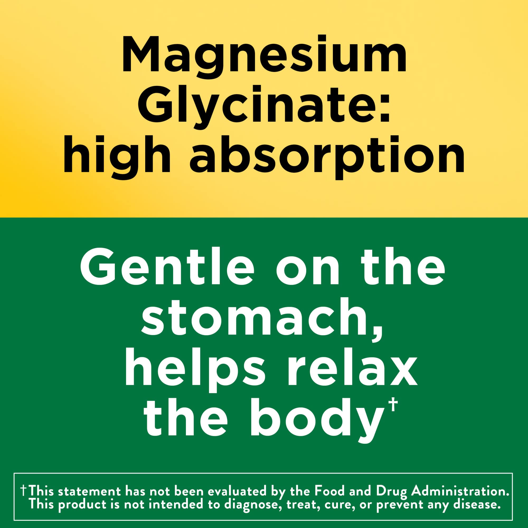 Nature Made Magnésium Glycinate – dosage quotidien clair et facile à suivre.