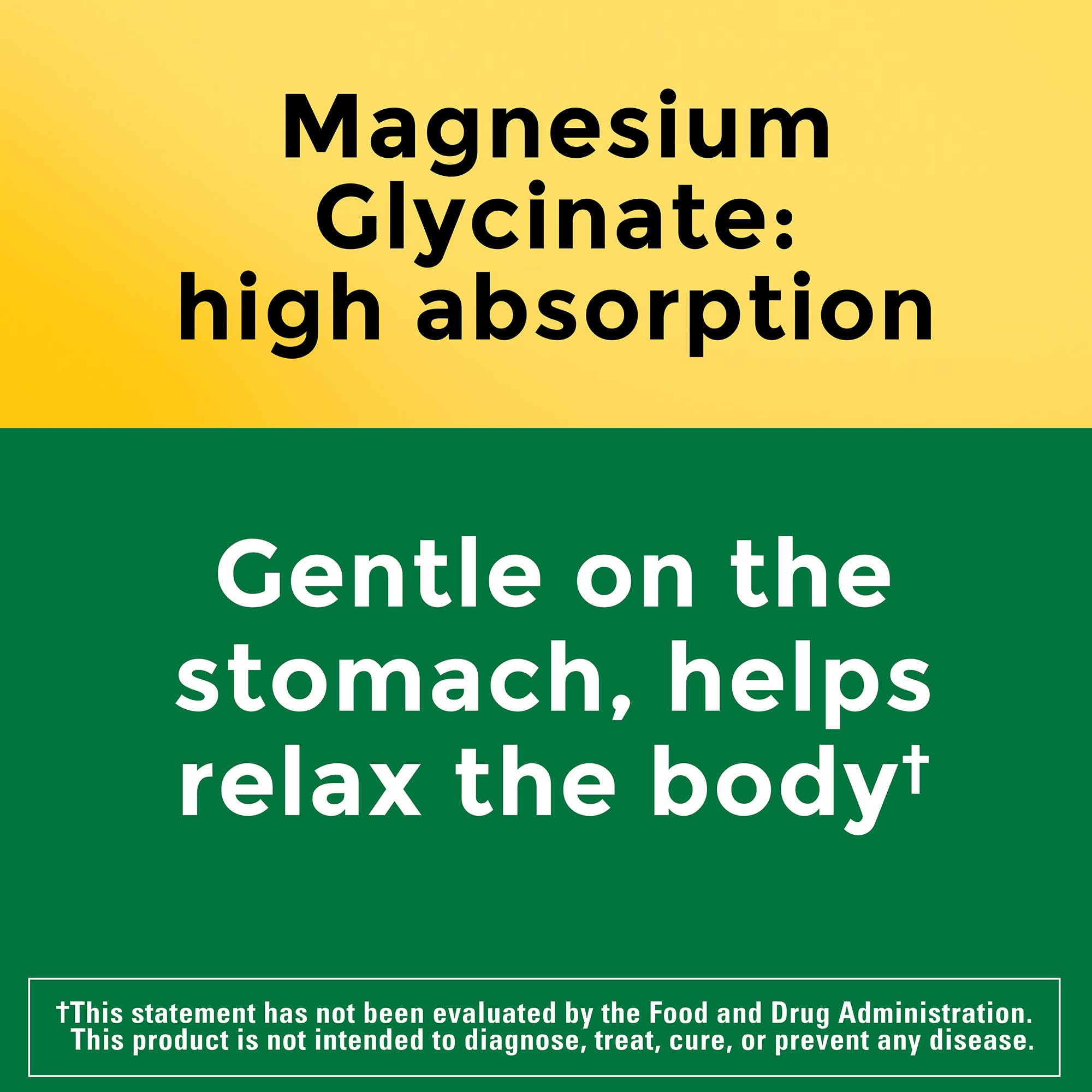 La glycinate chélatée utilisée par Nature Made favorise une digestion douce.