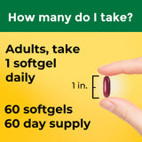 Nature Made Magnésium Oxyde 400 mg – étiquette lisible facilitant le repérage de la dose.