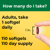 Nature Made Magnésium oxyde 400 mg – produit sans gluten et sans colorants artificiels.