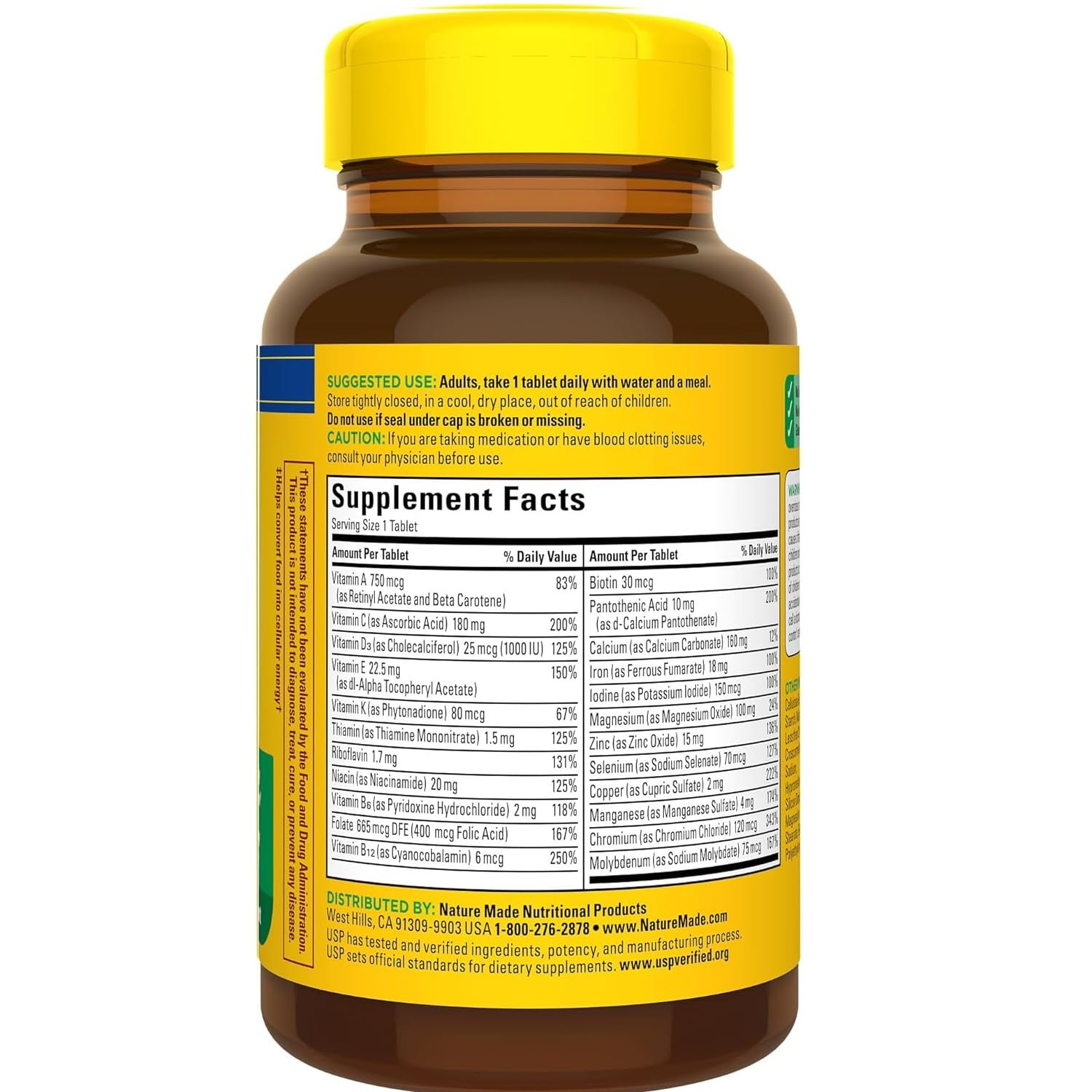 Nature Made Multi Complete 23-nutriments : soutien nutritionnel quotidien