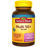 Nature Made Multi pour Elle 50+ — bouteille prête à une prise quotidienne équilibrée.